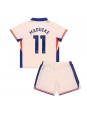 Chelsea Noni Madueke #11 Bortedraktsett Barn 2024-25 Korte ermer (+ bukser)